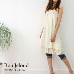 Bou Jeloudブージュルードフラワーモチーフコットンワンピ(3904034)